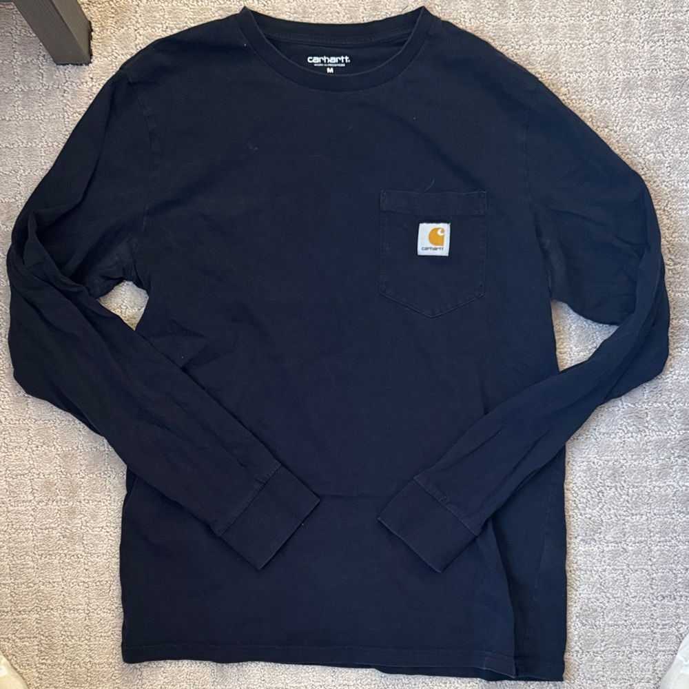 Carhartt WIP NAVY Long Sleeve Shirt